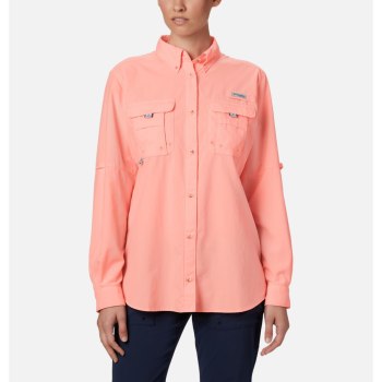 Columbia PFG Bahama Long Sleeve, Camisa Rosas Para Mujer | 258639-RCH